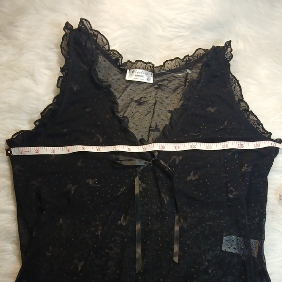 Electric BEHAVIOUR Midnight Black Sheer Chemise XL - Picture 6 of 7